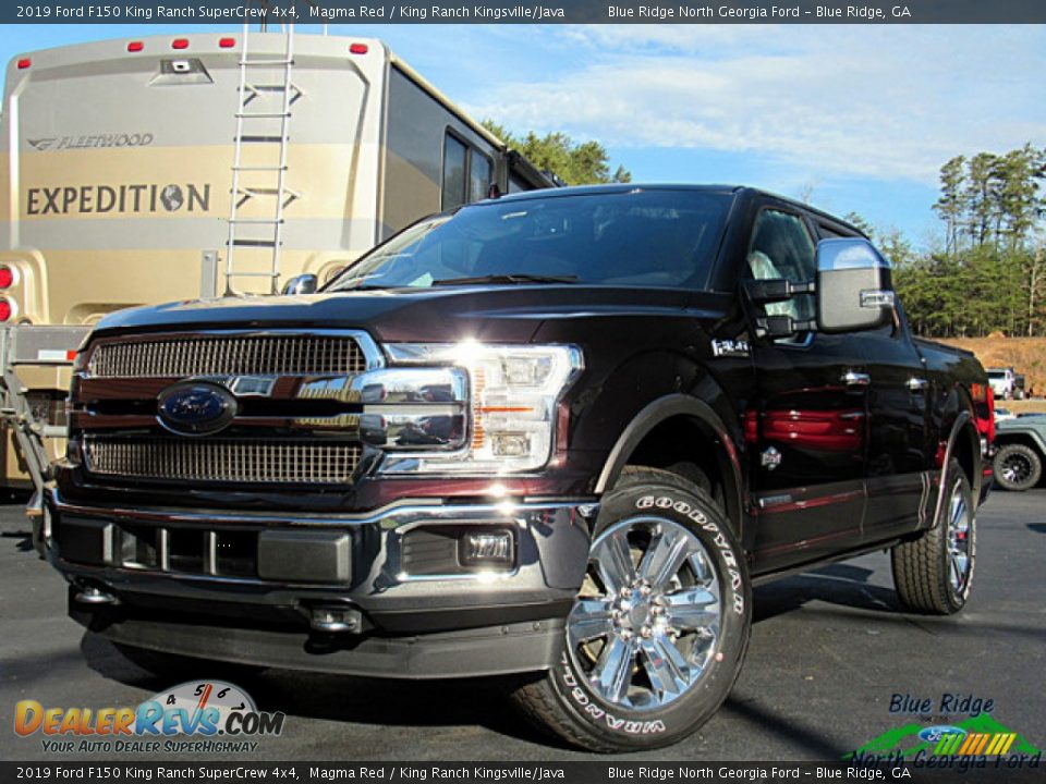 2019 Ford F150 King Ranch SuperCrew 4x4 Magma Red / King Ranch