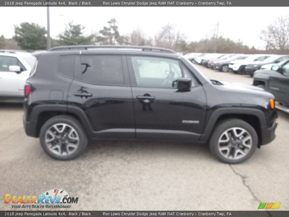 2018 Jeep Renegade Latitude 4x4 Black / Black Photo #7