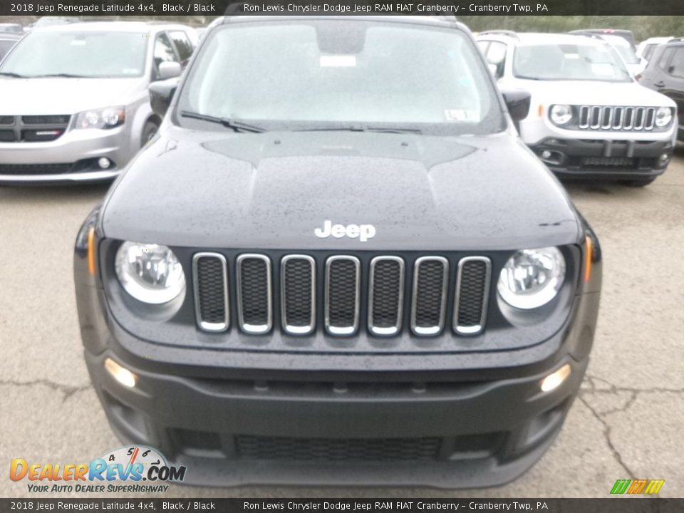 2018 Jeep Renegade Latitude 4x4 Black / Black Photo #9