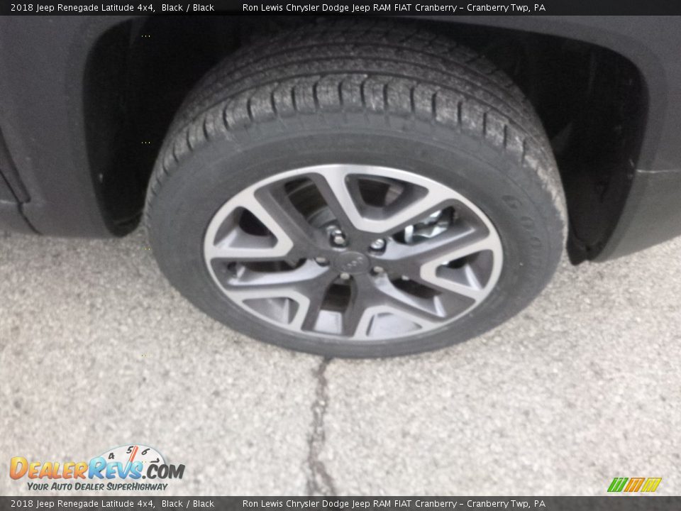 2018 Jeep Renegade Latitude 4x4 Black / Black Photo #10