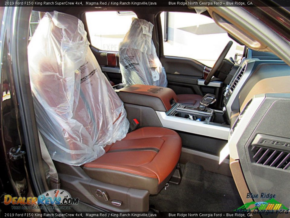 2019 Ford F150 King Ranch SuperCrew 4x4 Magma Red / King Ranch Kingsville/Java Photo #11