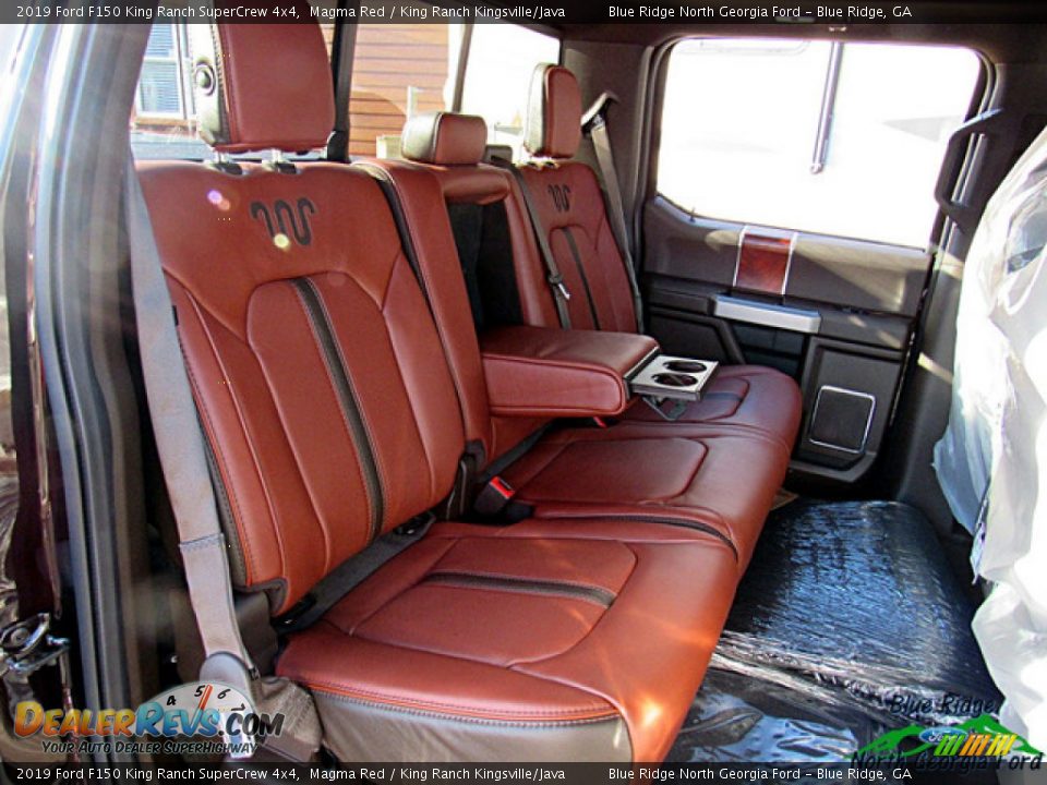 2019 Ford F150 King Ranch SuperCrew 4x4 Magma Red / King Ranch Kingsville/Java Photo #12