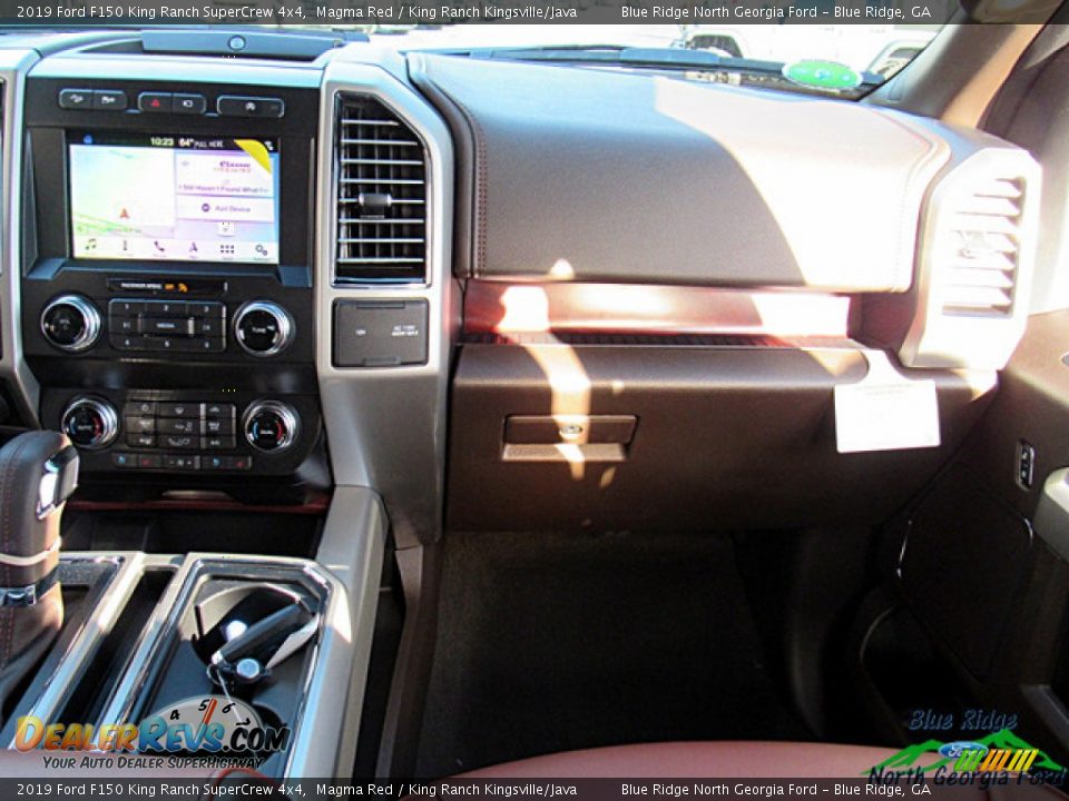 2019 Ford F150 King Ranch SuperCrew 4x4 Magma Red / King Ranch Kingsville/Java Photo #17