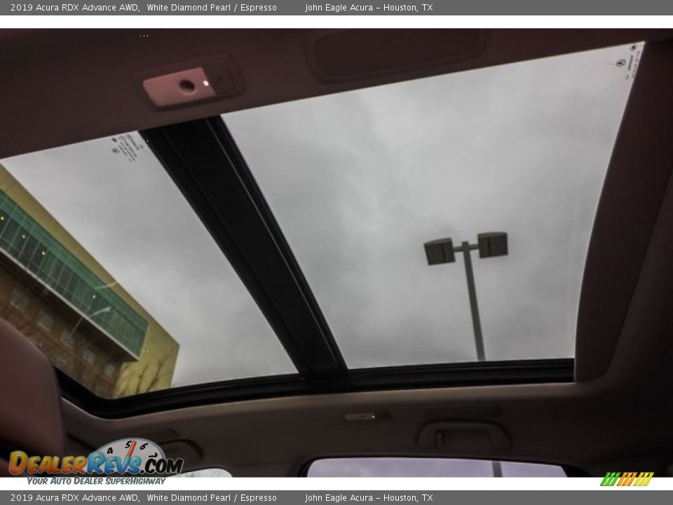 2019 Acura RDX Advance AWD White Diamond Pearl / Espresso Photo #15