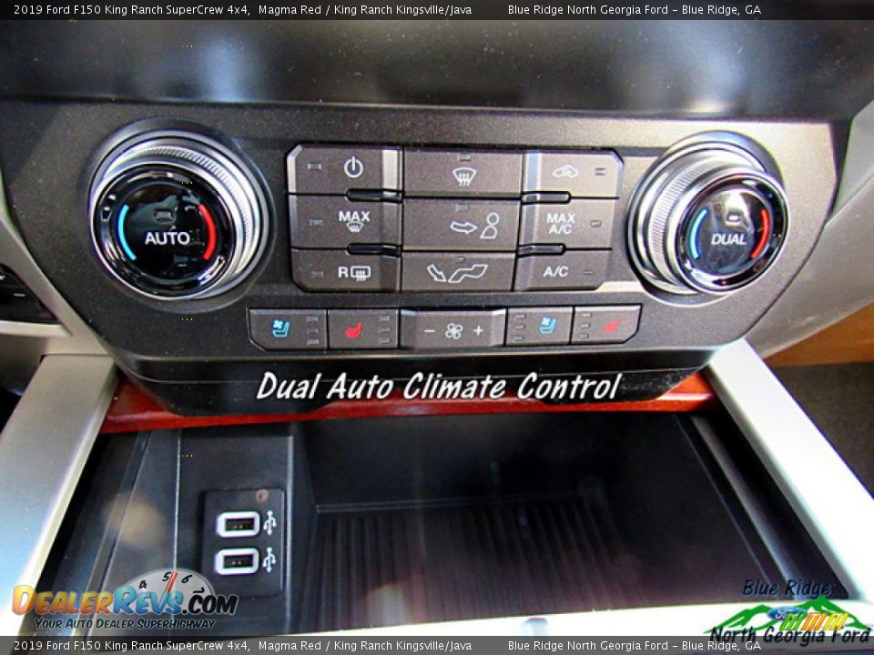 2019 Ford F150 King Ranch SuperCrew 4x4 Magma Red / King Ranch Kingsville/Java Photo #25