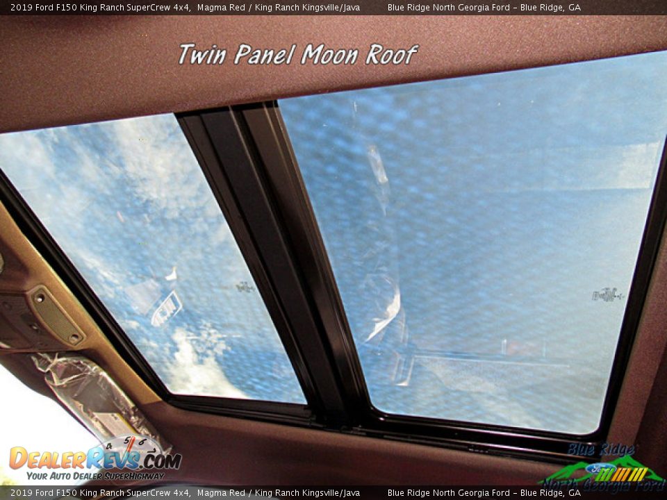 2019 Ford F150 King Ranch SuperCrew 4x4 Magma Red / King Ranch Kingsville/Java Photo #28