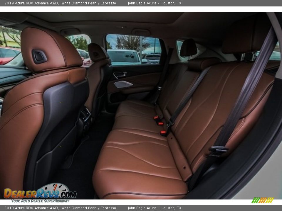 2019 Acura RDX Advance AWD White Diamond Pearl / Espresso Photo #19