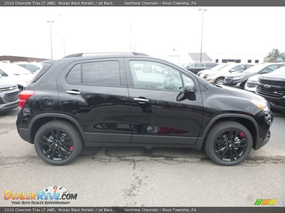 2019 Chevrolet Trax LT AWD Mosaic Black Metallic / Jet Black Photo #7