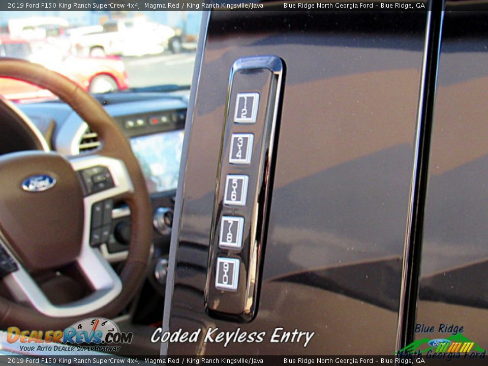 2019 Ford F150 King Ranch SuperCrew 4x4 Magma Red / King Ranch Kingsville/Java Photo #30