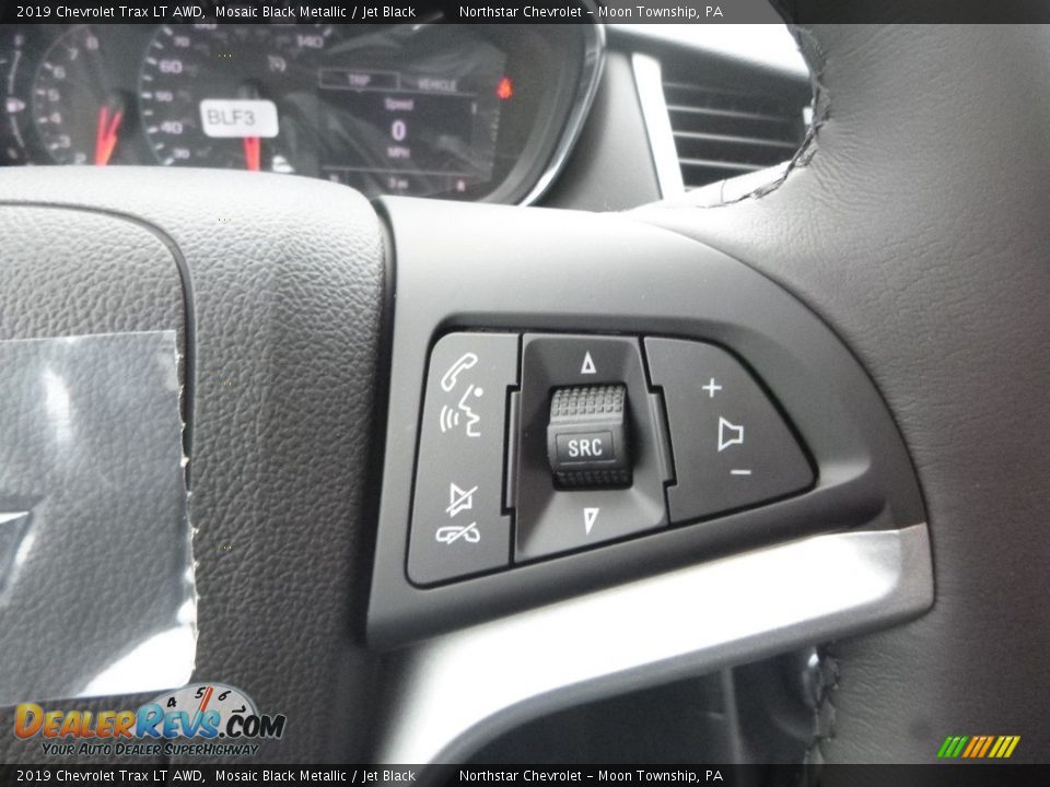 2019 Chevrolet Trax LT AWD Mosaic Black Metallic / Jet Black Photo #19