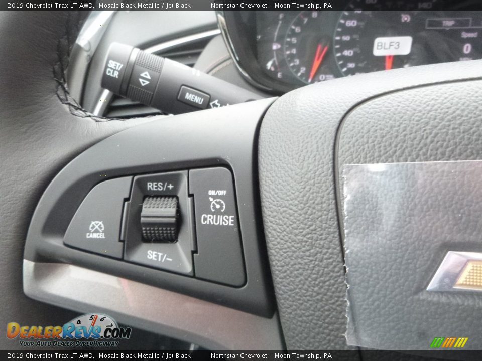 2019 Chevrolet Trax LT AWD Mosaic Black Metallic / Jet Black Photo #20