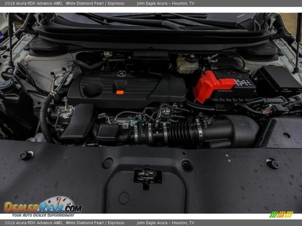 2019 Acura RDX Advance AWD White Diamond Pearl / Espresso Photo #27