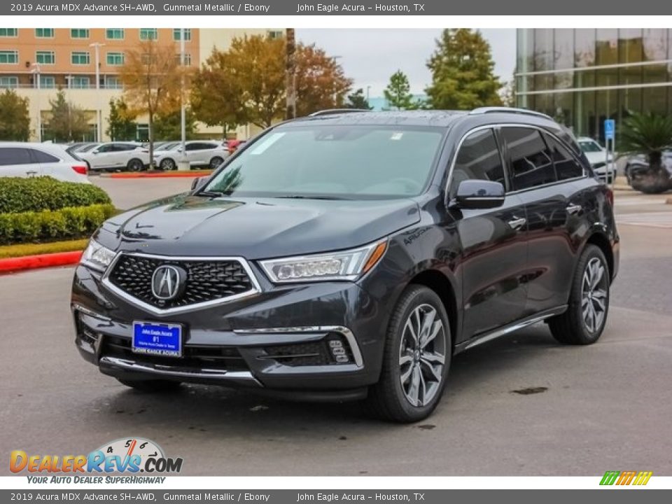 Front 3/4 View of 2019 Acura MDX Advance SH-AWD Photo #3