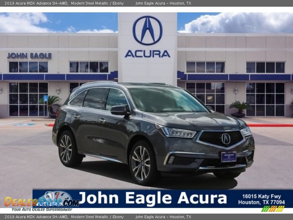2019 Acura MDX Advance SH-AWD Modern Steel Metallic / Ebony Photo #1