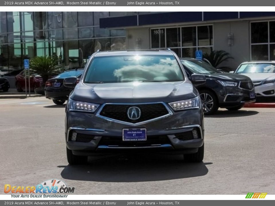 2019 Acura MDX Advance SH-AWD Modern Steel Metallic / Ebony Photo #2