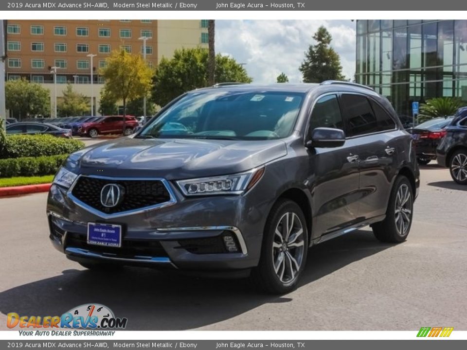 2019 Acura MDX Advance SH-AWD Modern Steel Metallic / Ebony Photo #3