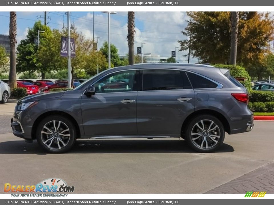 2019 Acura MDX Advance SH-AWD Modern Steel Metallic / Ebony Photo #4