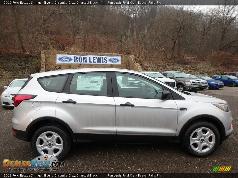 2019 Ford Escape S Ingot Silver / Chromite Gray/Charcoal Black Photo #1