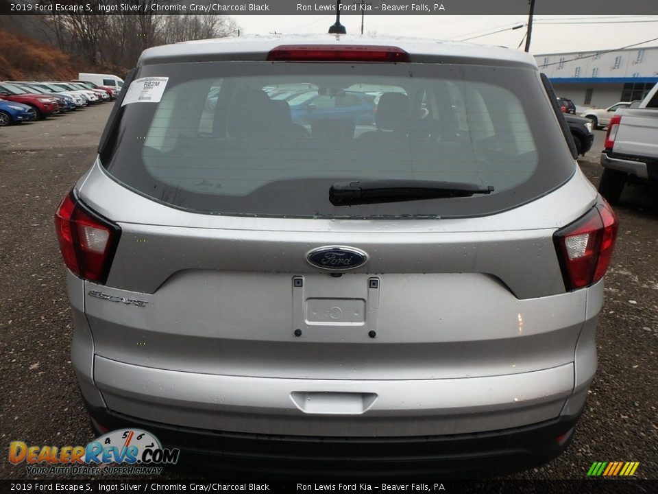 2019 Ford Escape S Ingot Silver / Chromite Gray/Charcoal Black Photo #3