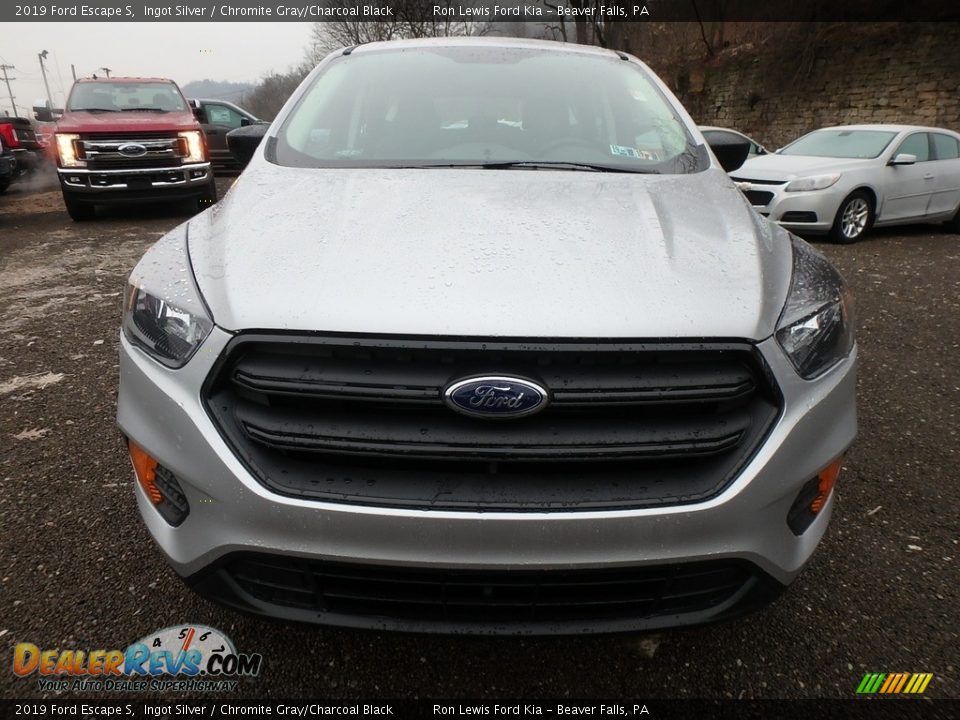 2019 Ford Escape S Ingot Silver / Chromite Gray/Charcoal Black Photo #8