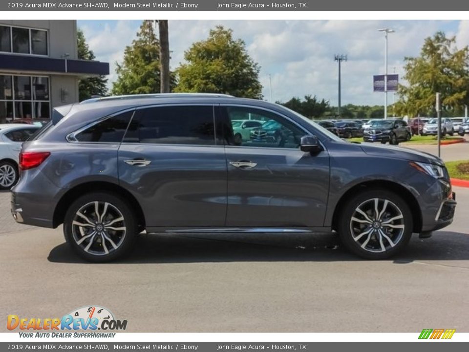 2019 Acura MDX Advance SH-AWD Modern Steel Metallic / Ebony Photo #8