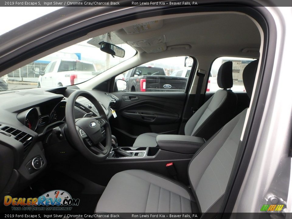 Front Seat of 2019 Ford Escape S Photo #11