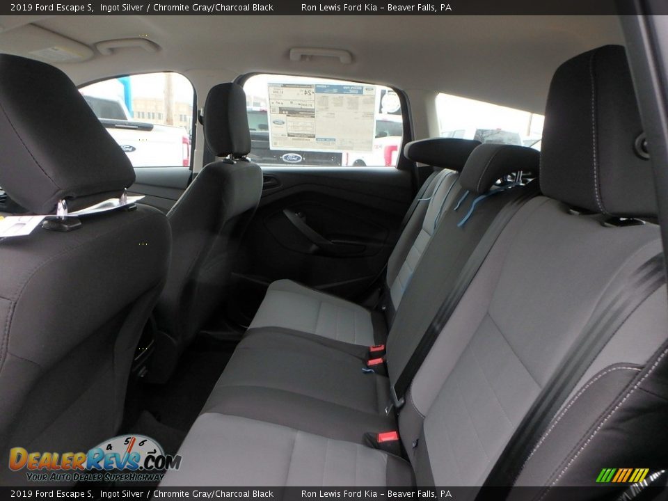 Rear Seat of 2019 Ford Escape S Photo #12