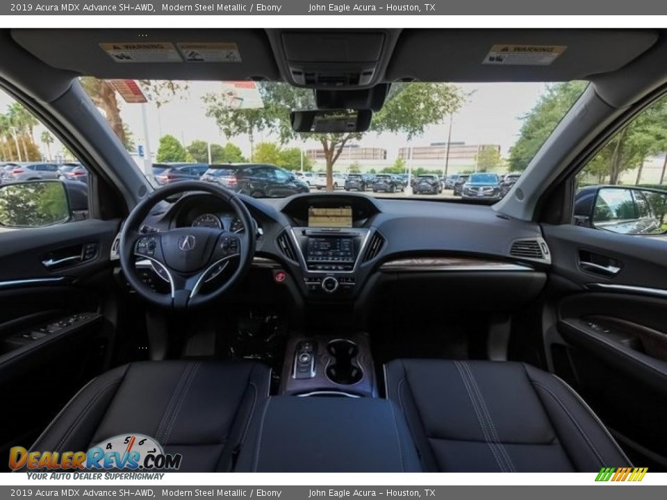 2019 Acura MDX Advance SH-AWD Modern Steel Metallic / Ebony Photo #9