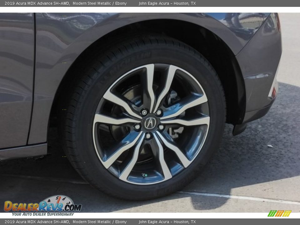 2019 Acura MDX Advance SH-AWD Modern Steel Metallic / Ebony Photo #10