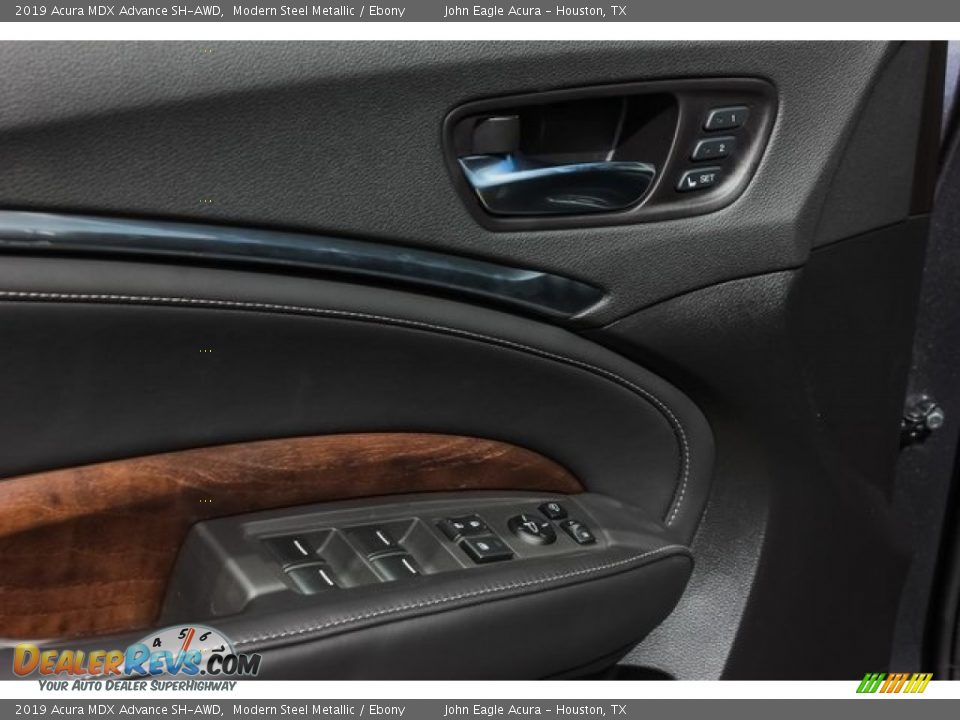 2019 Acura MDX Advance SH-AWD Modern Steel Metallic / Ebony Photo #12