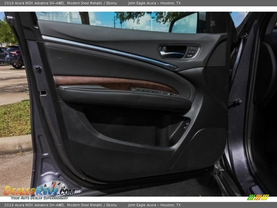 2019 Acura MDX Advance SH-AWD Modern Steel Metallic / Ebony Photo #15