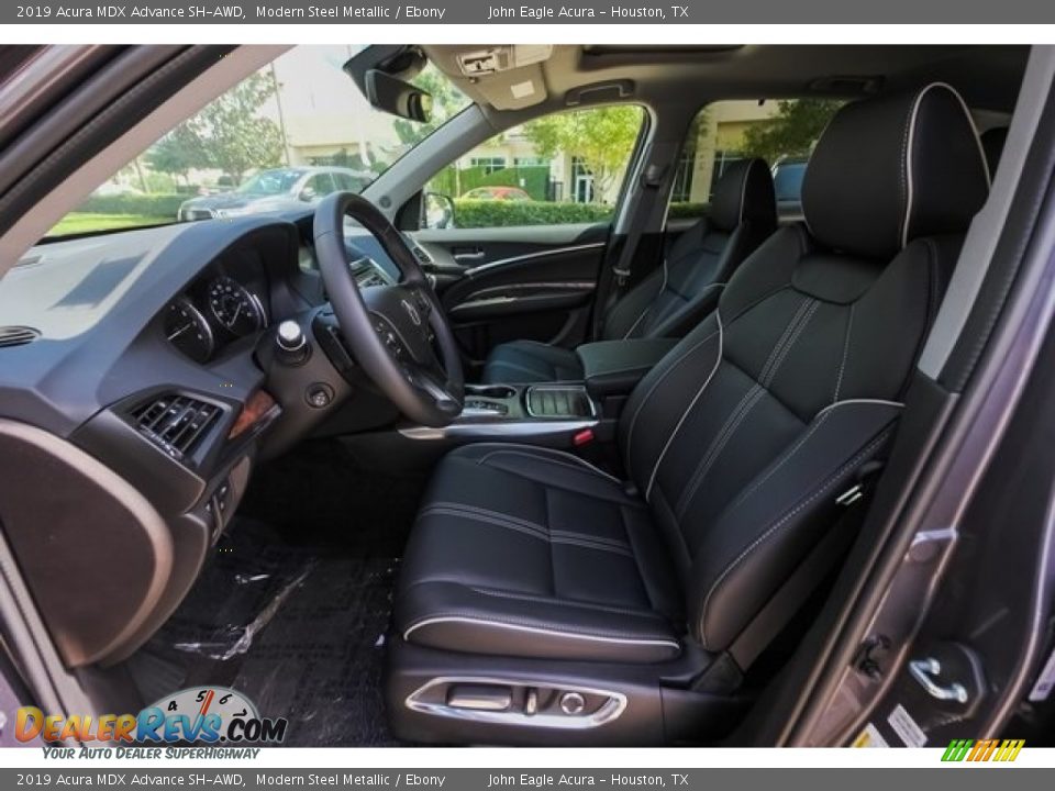 2019 Acura MDX Advance SH-AWD Modern Steel Metallic / Ebony Photo #16