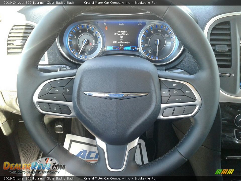 2019 Chrysler 300 Touring Gloss Black / Black Photo #14