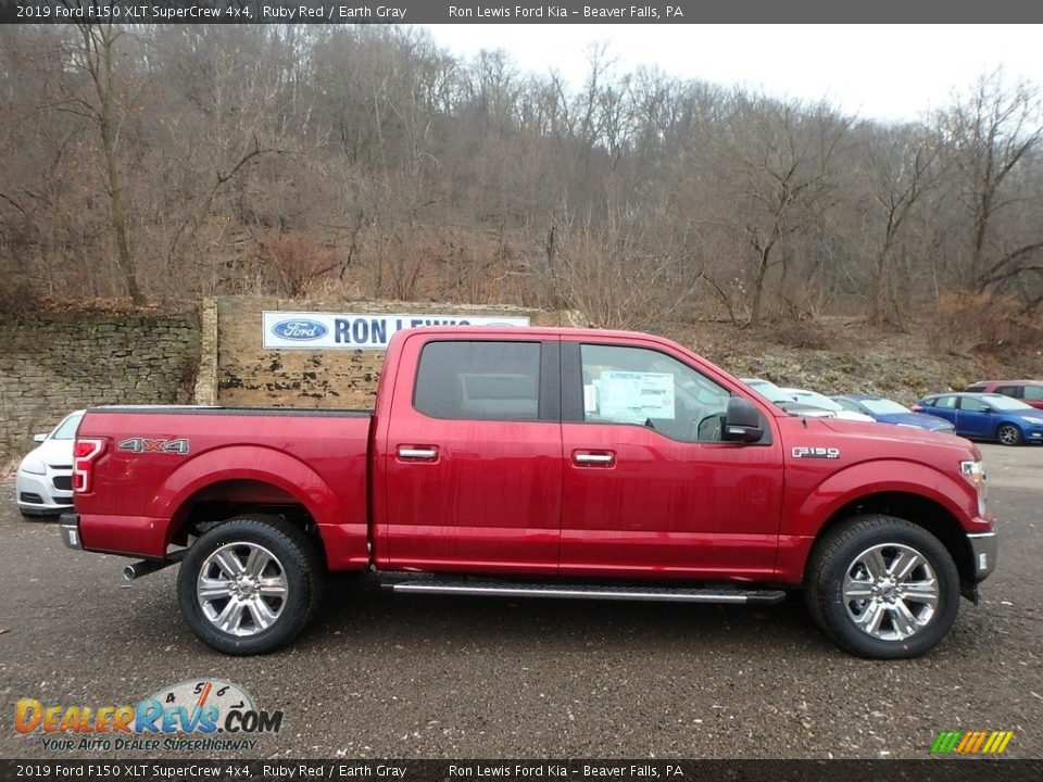 2019 Ford F150 XLT SuperCrew 4x4 Ruby Red / Earth Gray Photo #1
