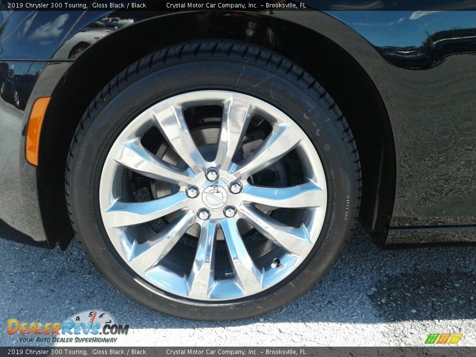 2019 Chrysler 300 Touring Gloss Black / Black Photo #20
