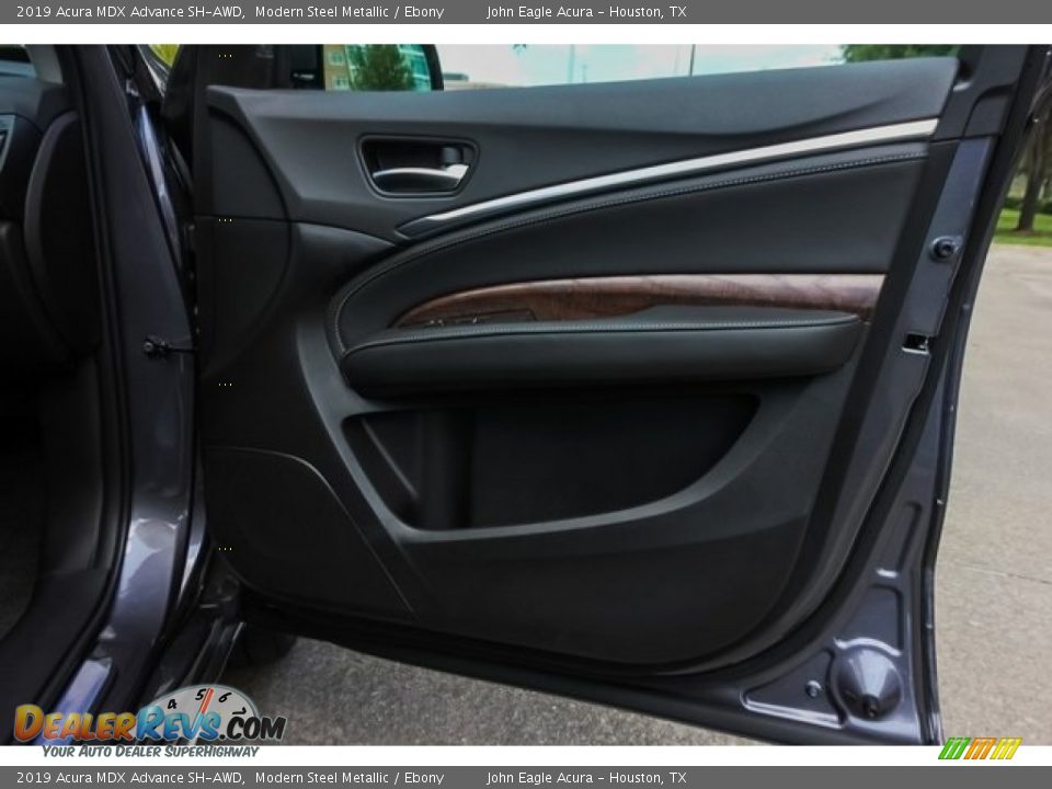 2019 Acura MDX Advance SH-AWD Modern Steel Metallic / Ebony Photo #24