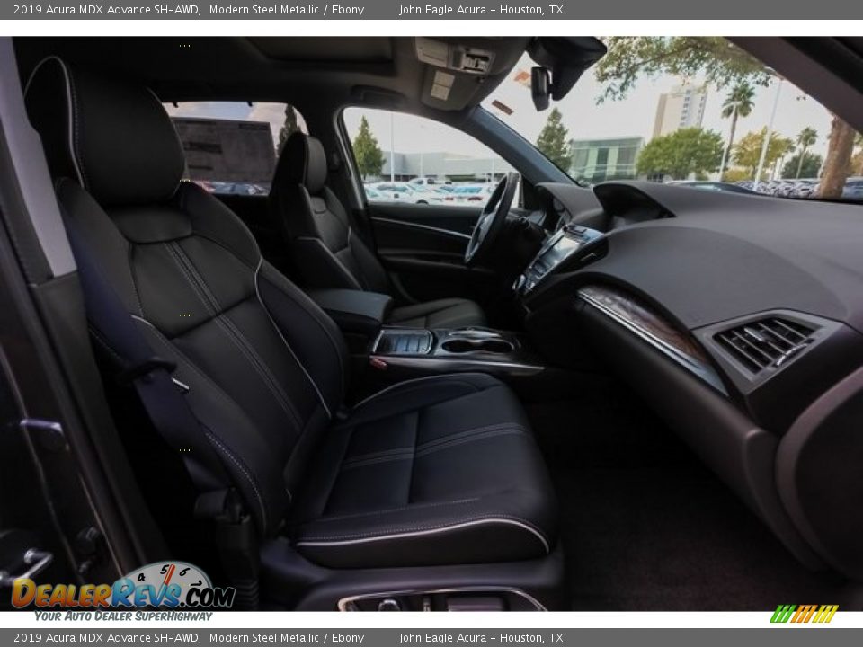 2019 Acura MDX Advance SH-AWD Modern Steel Metallic / Ebony Photo #25
