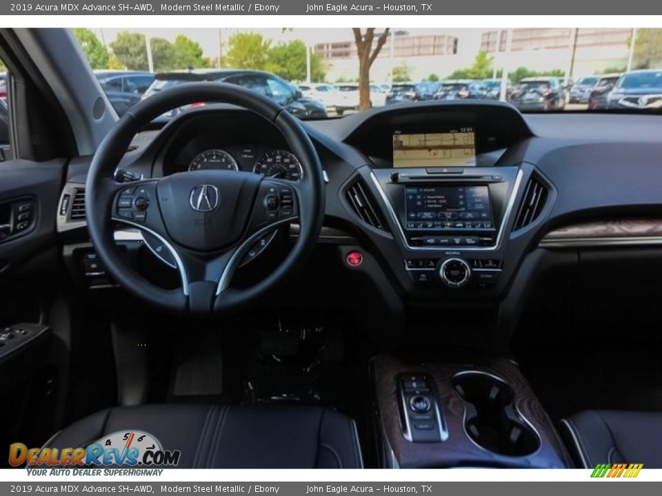 2019 Acura MDX Advance SH-AWD Modern Steel Metallic / Ebony Photo #27