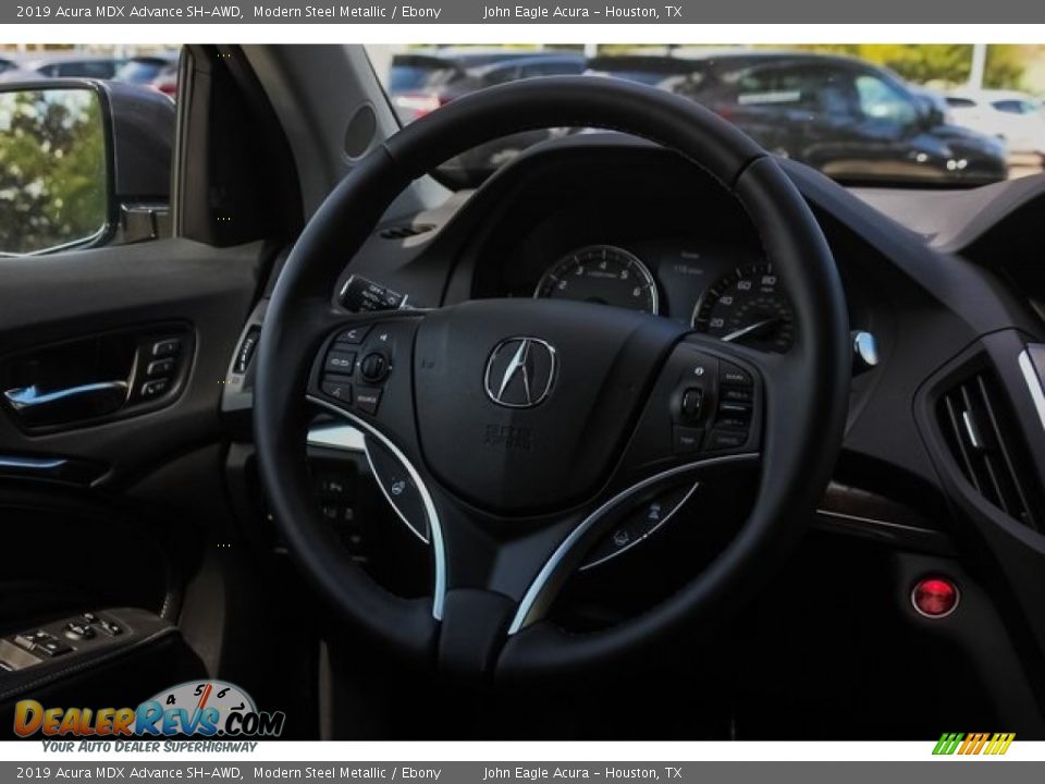 2019 Acura MDX Advance SH-AWD Modern Steel Metallic / Ebony Photo #28