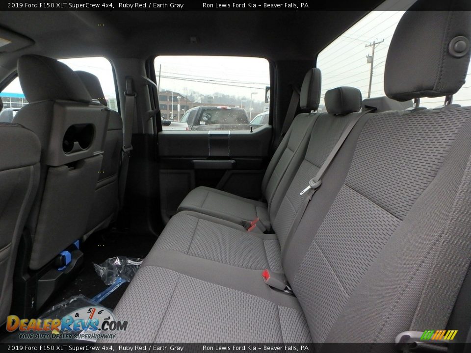 2019 Ford F150 XLT SuperCrew 4x4 Ruby Red / Earth Gray Photo #12