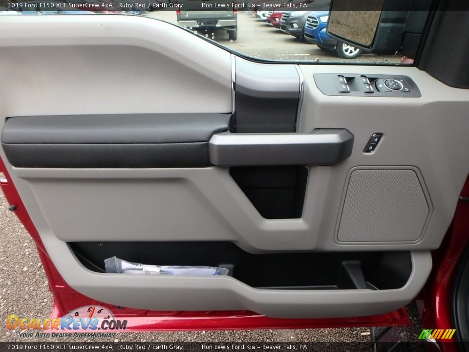 2019 Ford F150 XLT SuperCrew 4x4 Ruby Red / Earth Gray Photo #14