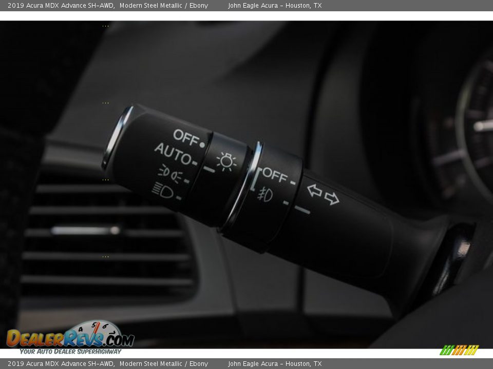2019 Acura MDX Advance SH-AWD Modern Steel Metallic / Ebony Photo #35