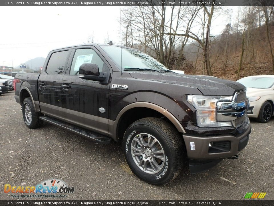 Front 3/4 View of 2019 Ford F150 King Ranch SuperCrew 4x4 Photo #8