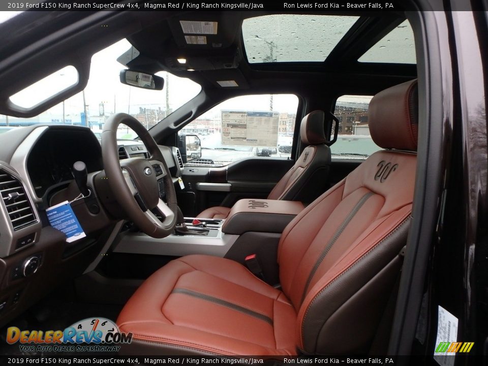 Front Seat of 2019 Ford F150 King Ranch SuperCrew 4x4 Photo #10