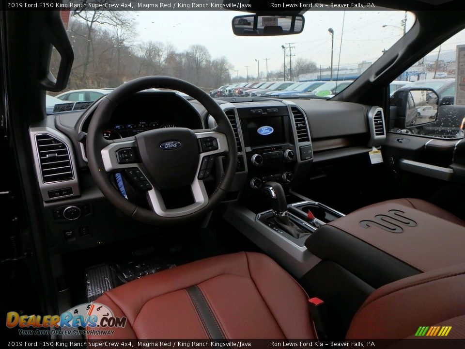 King Ranch Kingsville/Java Interior - 2019 Ford F150 King Ranch SuperCrew 4x4 Photo #12