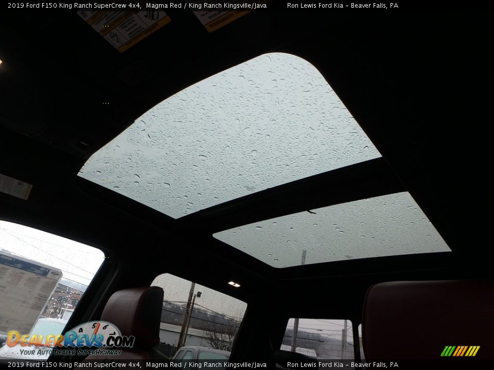 2019 Ford F150 King Ranch SuperCrew 4x4 Magma Red / King Ranch Kingsville/Java Photo #15