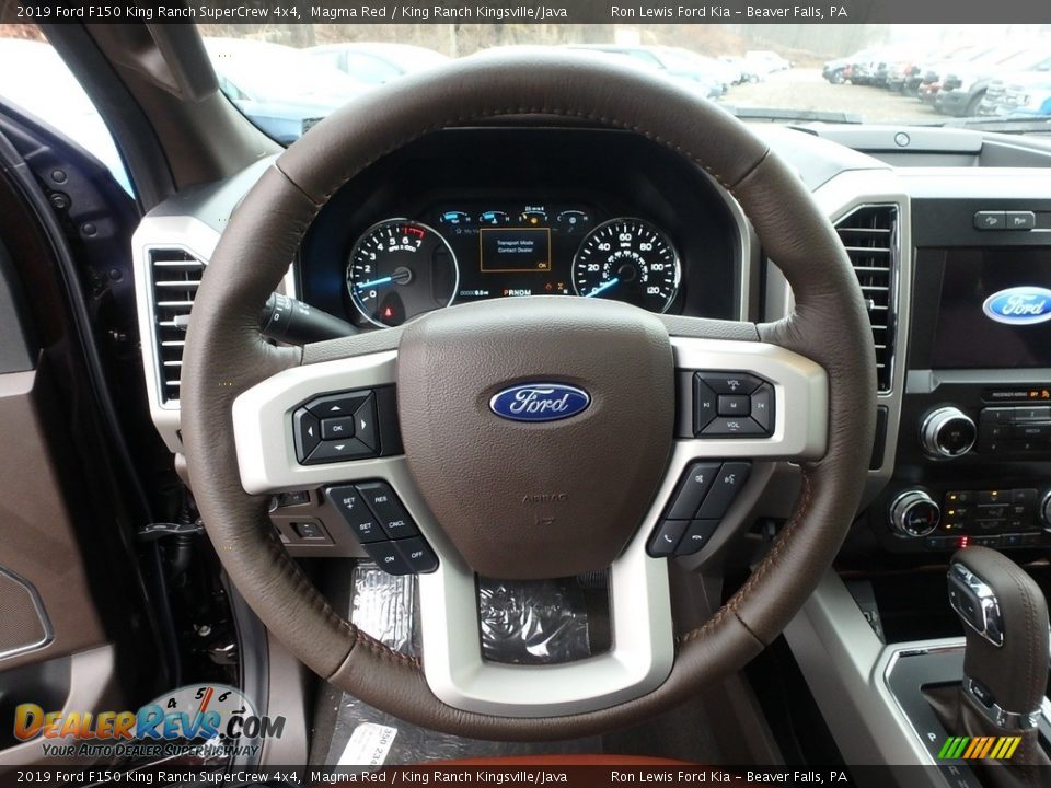 2019 Ford F150 King Ranch SuperCrew 4x4 Steering Wheel Photo #16