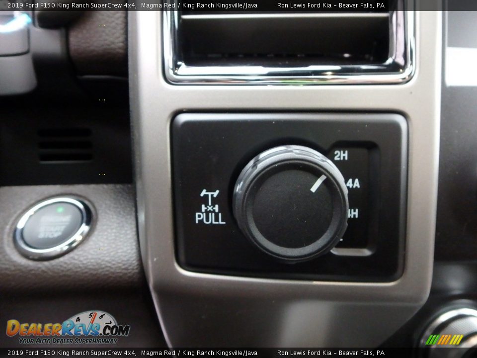 2019 Ford F150 King Ranch SuperCrew 4x4 Magma Red / King Ranch Kingsville/Java Photo #17