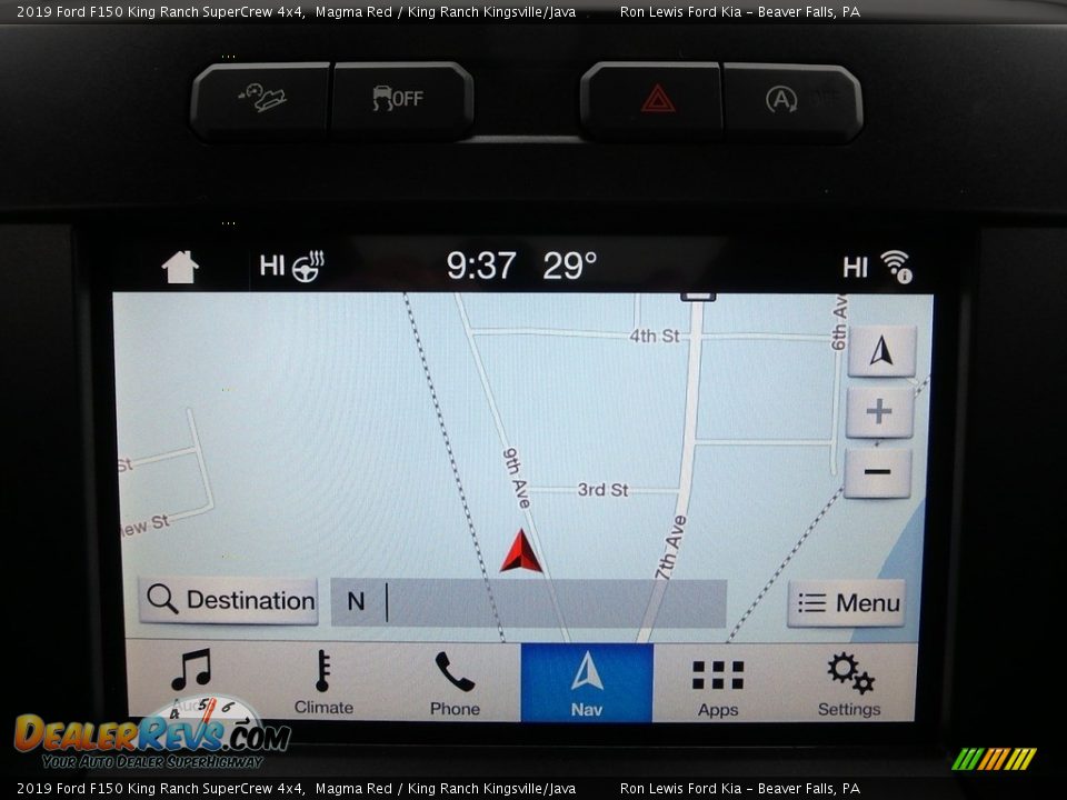 Navigation of 2019 Ford F150 King Ranch SuperCrew 4x4 Photo #20