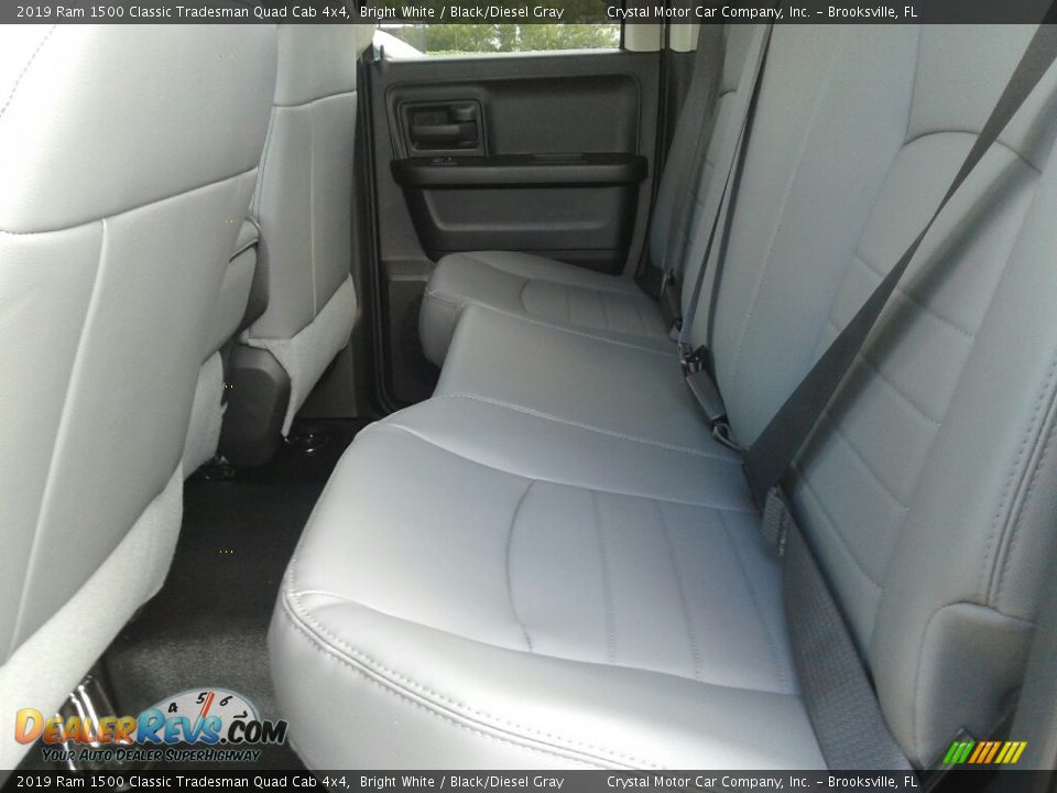 2019 Ram 1500 Classic Tradesman Quad Cab 4x4 Bright White / Black/Diesel Gray Photo #10